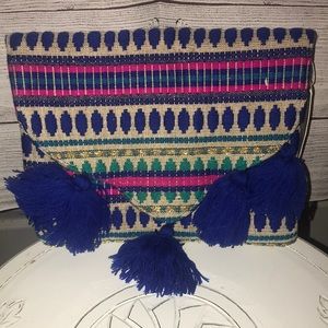 NWT Mudpie boho clutch